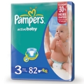  Pampers Active Baby 4-9  - 82  (midi)