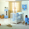 Детская комната Baby Expert Magia, белый/голубой