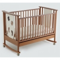 Детская кроватка-качалка Papaloni AURA 125x65