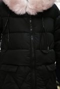 Куртка для беременных Cheallatta Аляска 2 с завязками черная