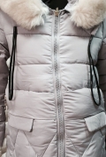 Куртка для беременных Cheallatta Аляска 2 с завязками серая
