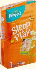  Pampers Sleep&Play 4-9 . 78 .