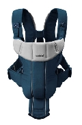 Рюкзак-переноска повышенной комфортности BabyBjorn Active Синий с серым