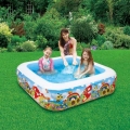 Надувной квадратный бассейн "Жуки в саду" Summer Escapes 146 см x 146 см x 41 cм