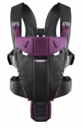Рюкзак для переноски повышенной комфортности BabyBjorn Miracle Черный с лиловым