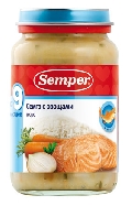 Семпер Семга с овощами с 9 мес., 200 г.